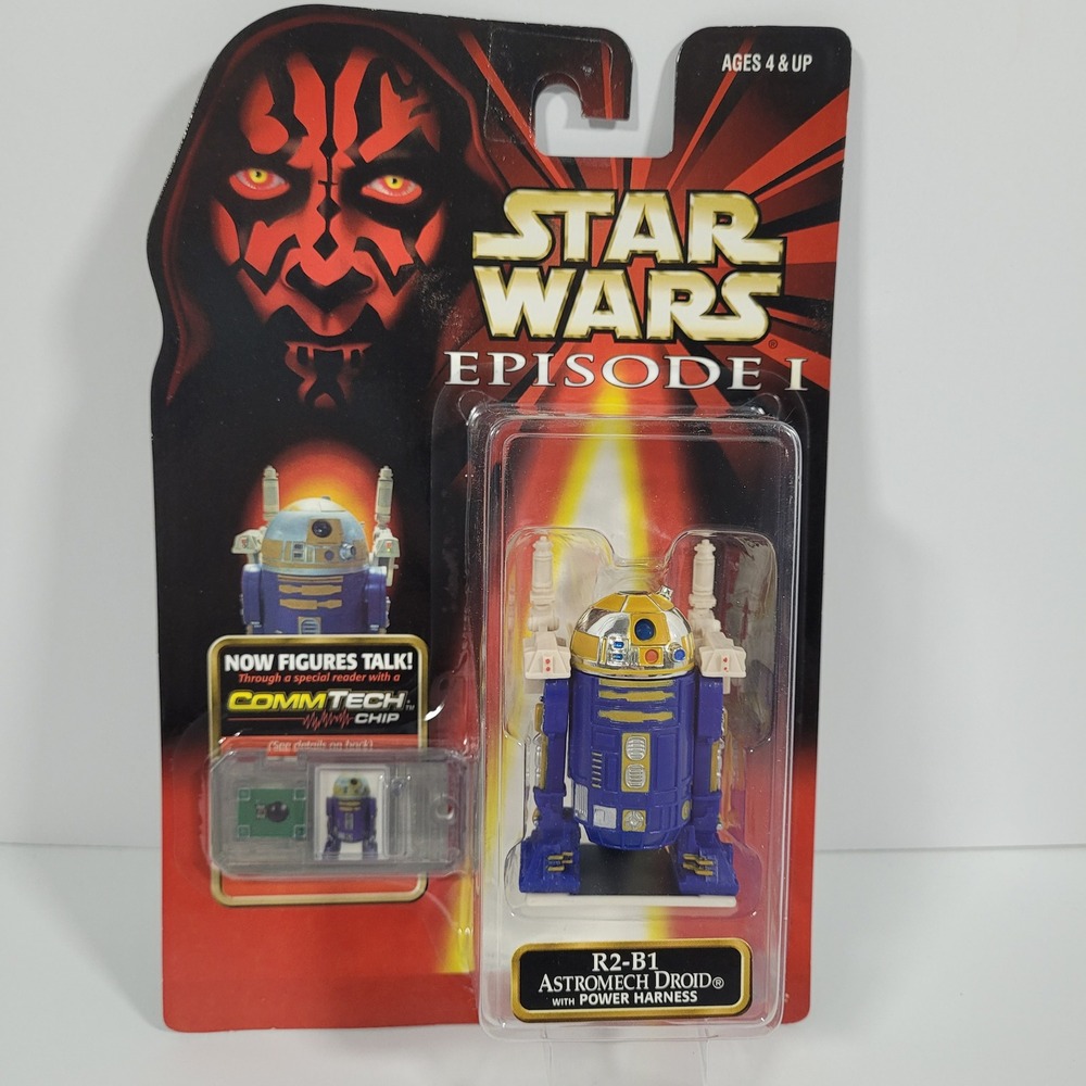 Star Wars Episode I R2-B1 Astromech Droid Hasbro Action Figure CommTech Chip